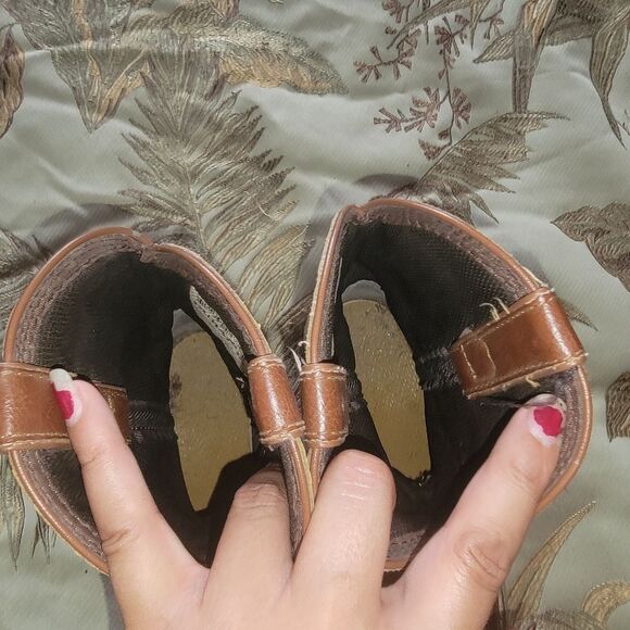 Durango Kids Brown Leather Boots - Picture 5 of 8